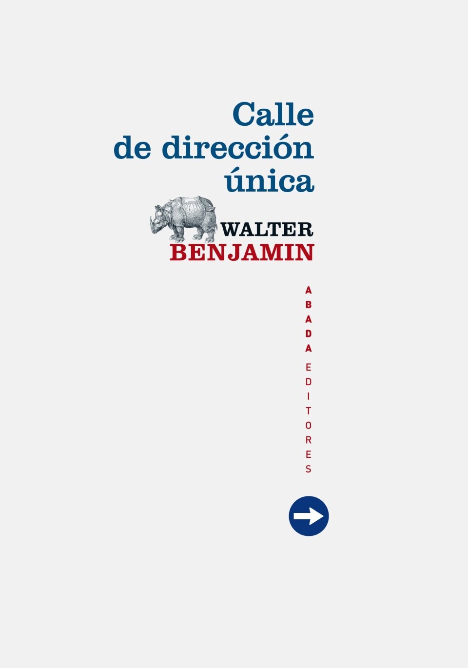 Portada de Calle de dirección única